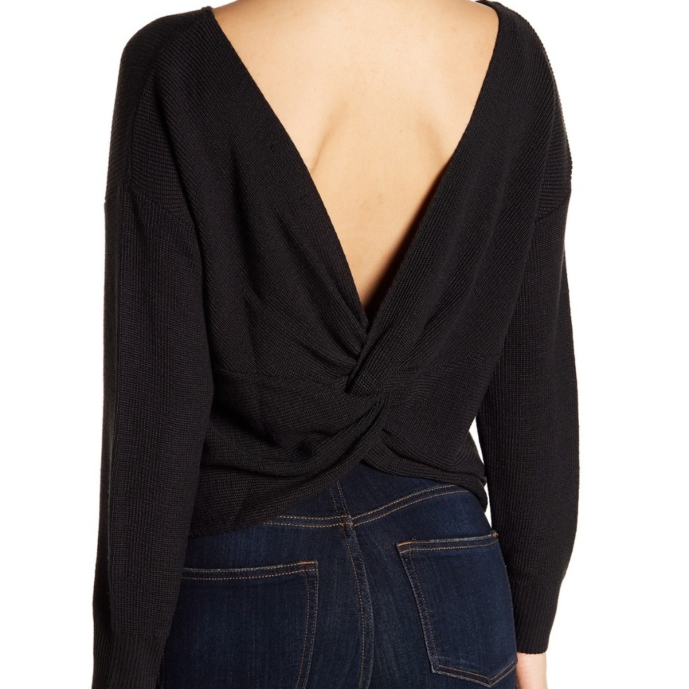 Knot Back Sweater
